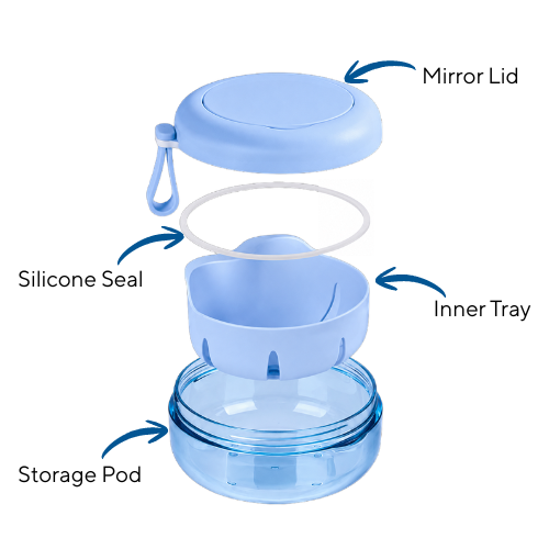 Smile Pod smart design exploded view