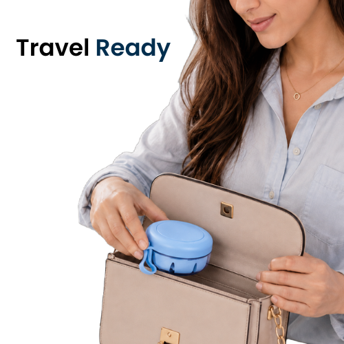 Smile Pod travel ready lifestyle image